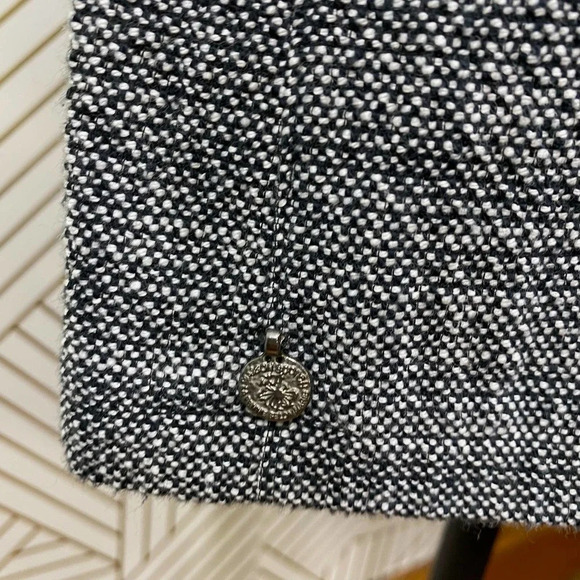 Maison Scotch Rendez Vous Tweed Shift Dress Grey - Picture 8 of 12